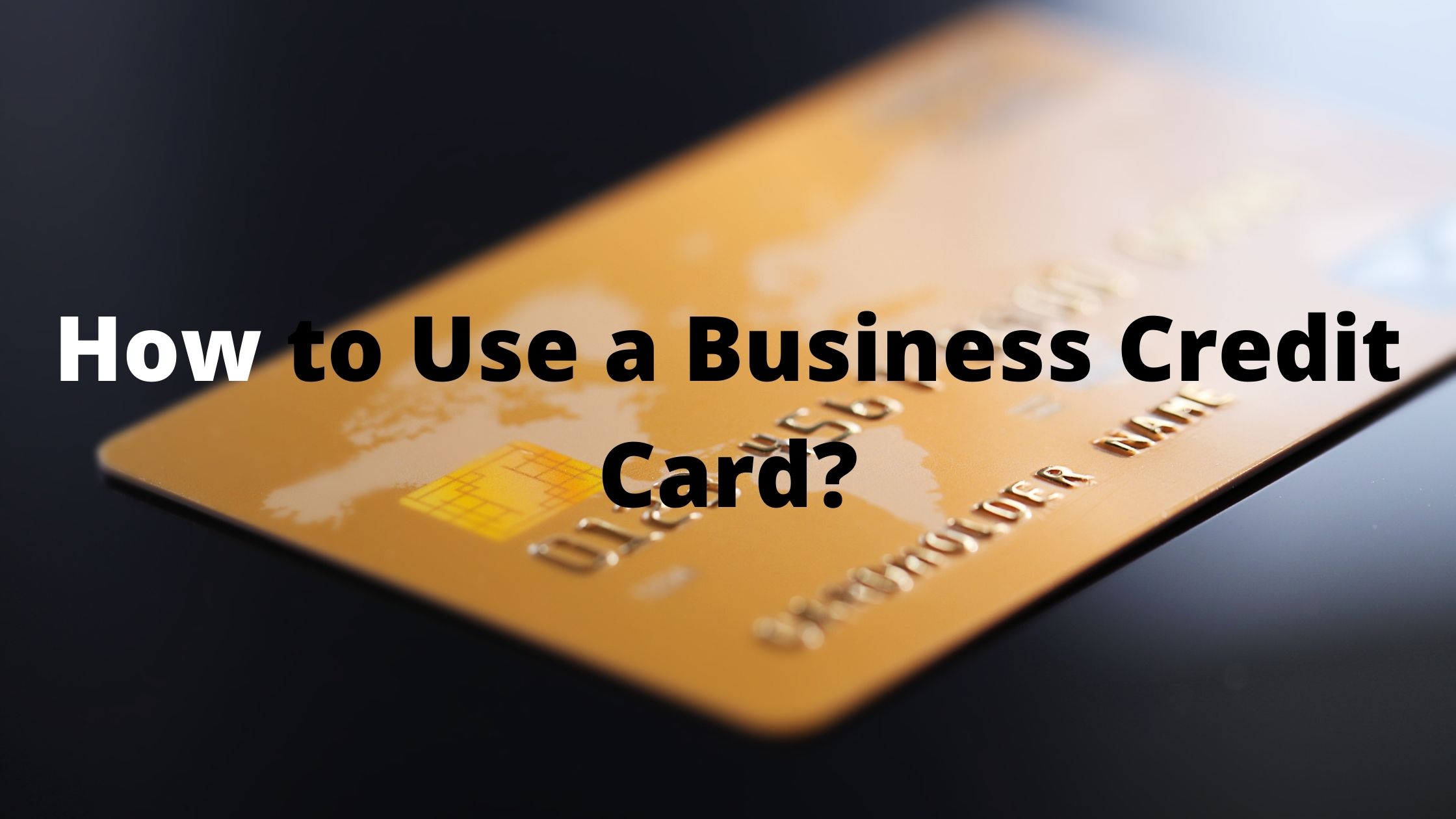 What Can You Buy With A Business Credit Card